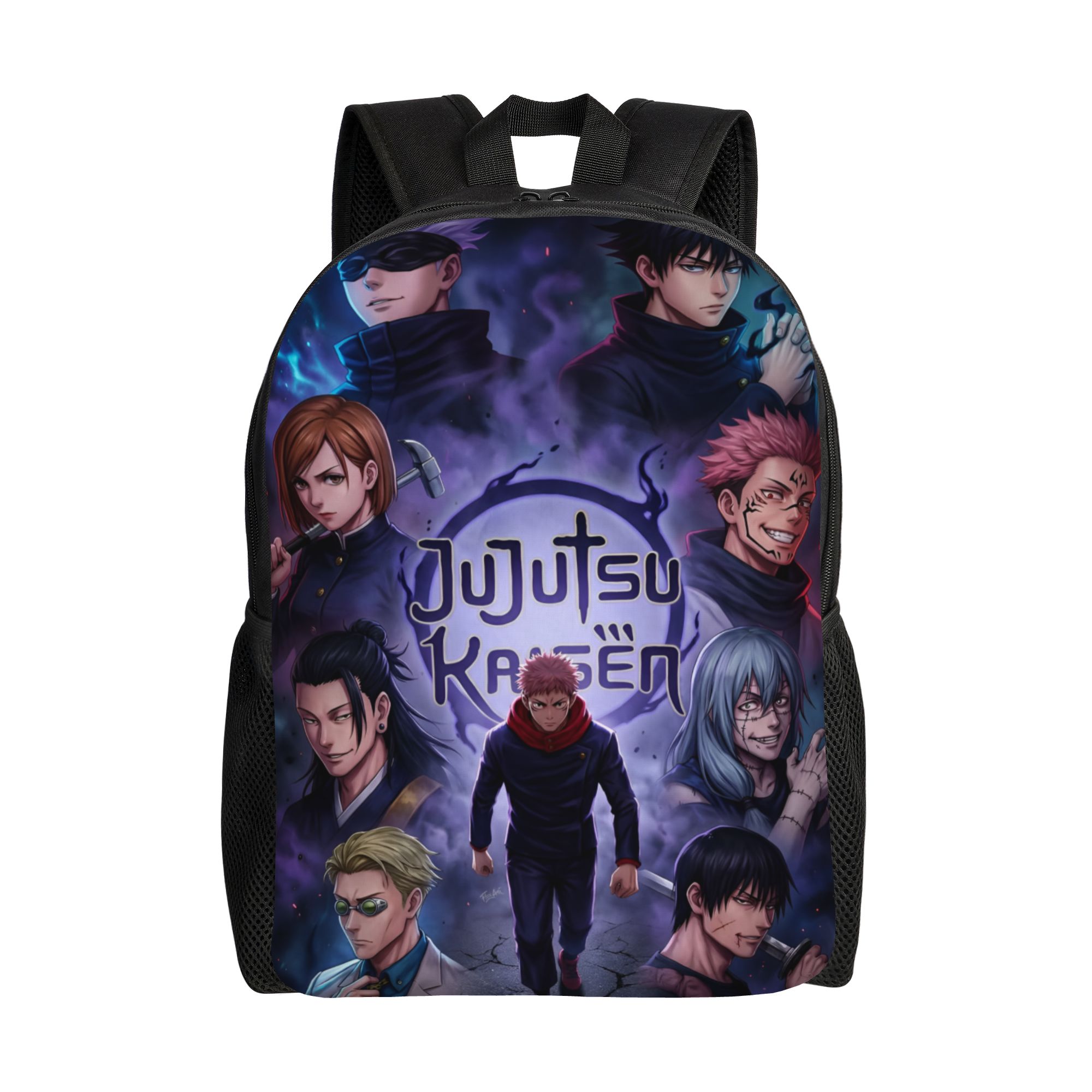Travel Accessories To 3D Print - 3D プリント J-Jujutsus K-Kaisens バックパック漫画マンガクラシック映画学校大学旅行バッグ女性ブックバッグ 15