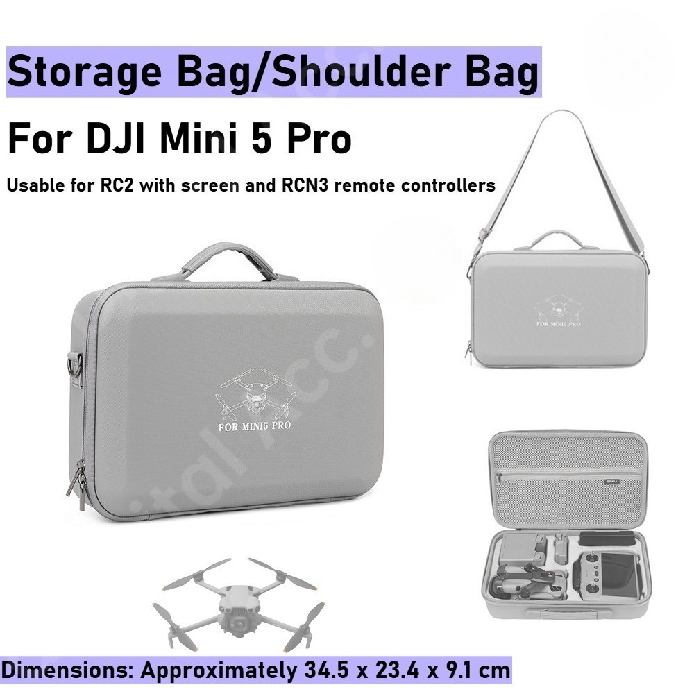 Xbox Travel Accessories - キャリングケース旅行ショルダーハンドバッグ DJI MINI 5 PRO フライセット収納ボックスポータブルハードシェル