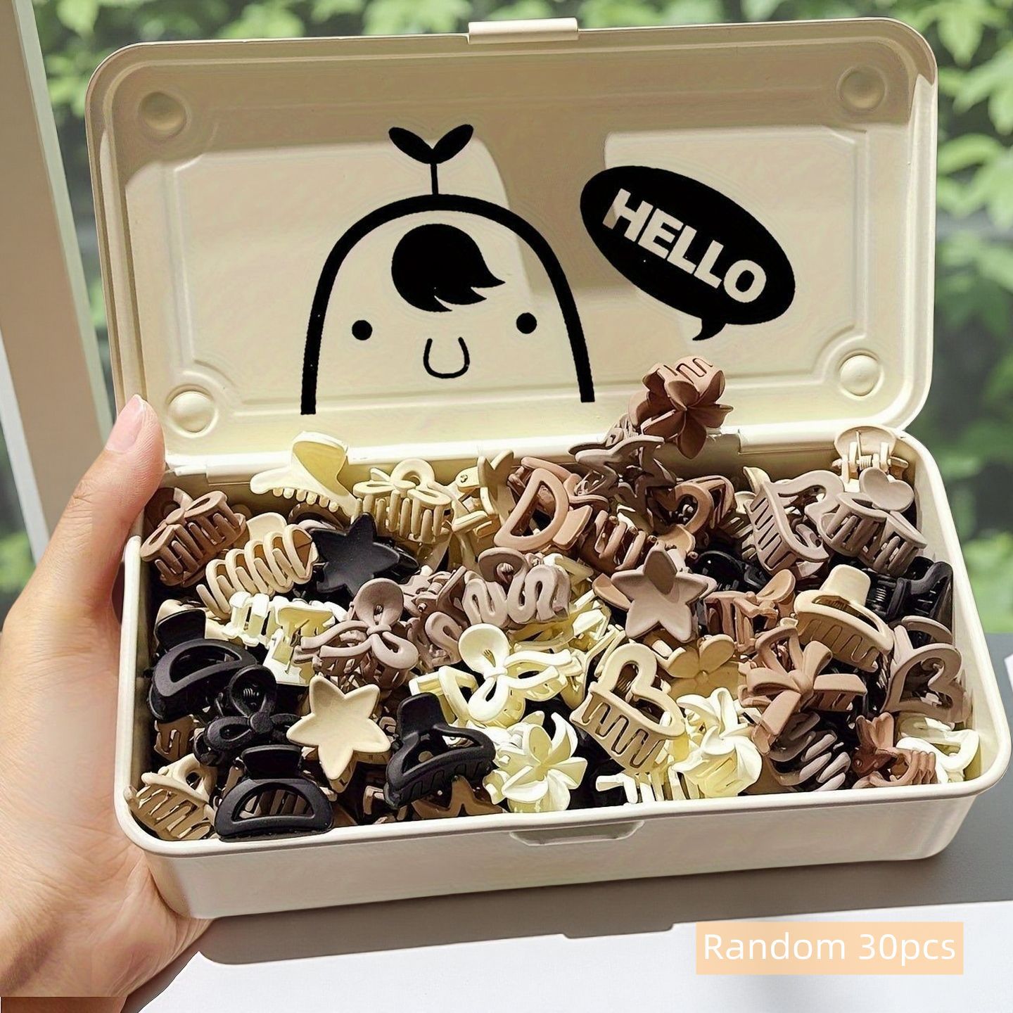 Travel Accessories Gifts For Women - 10/20/30個 ベージュミックスパック 小さなクリップ、かわいい女の子用アクセサリー - 日常使い、特別な機会、または旅行ギフトに最適