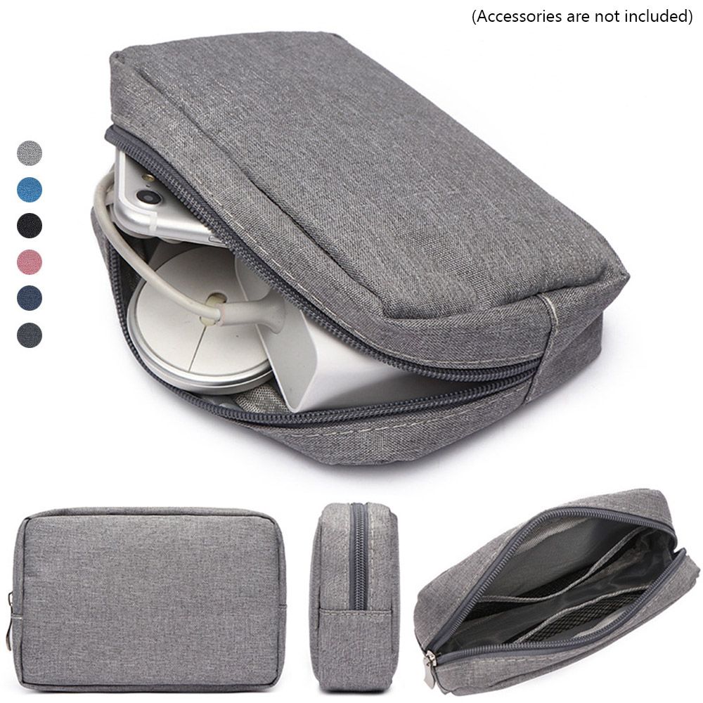 Travel Accessories And Gadgets - トラベルオーガナイザー HDD ガジェットデバイスポーチ 収納バッグ メイクアップカバー デジタルアクセサリー