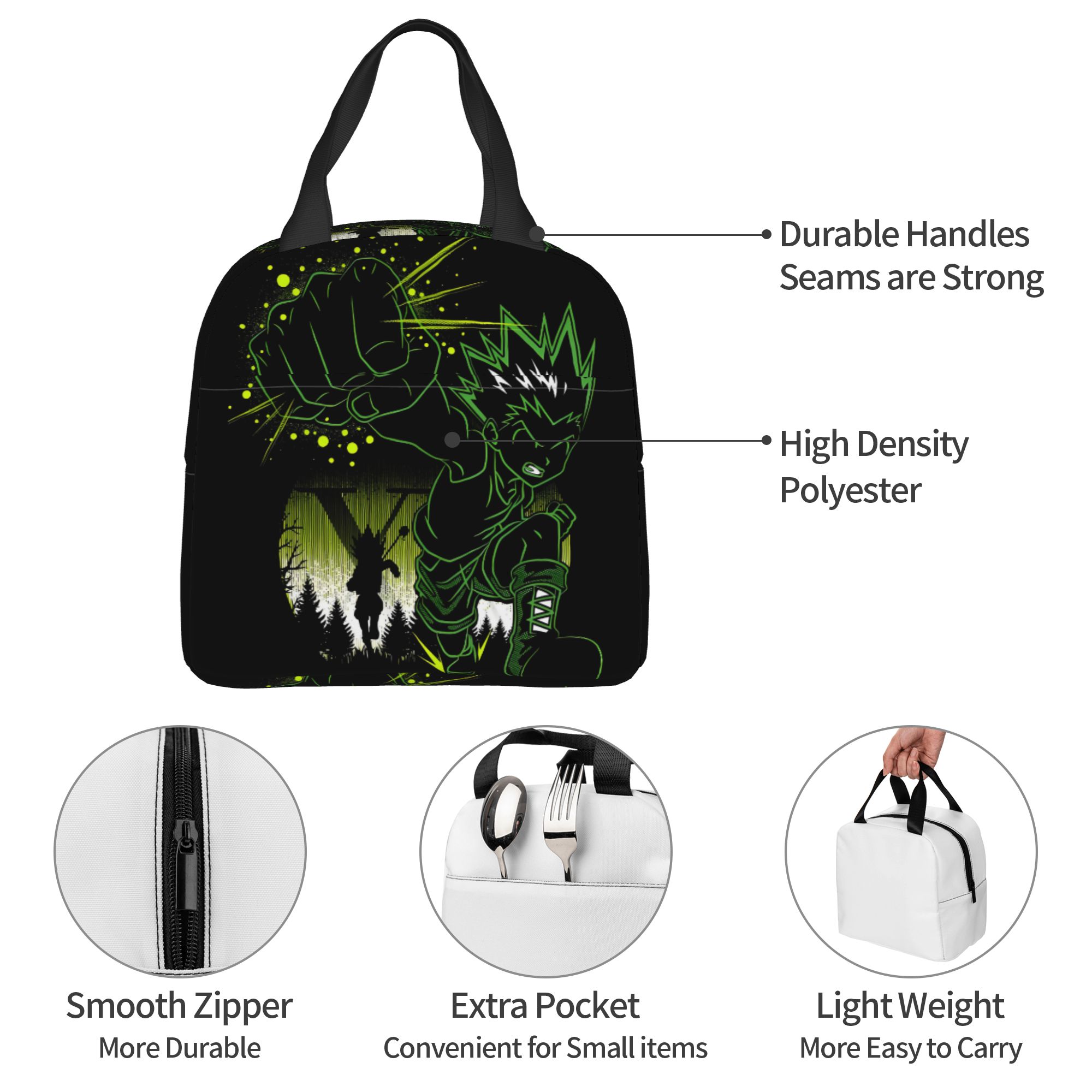 Xbox Travel Accessories - カスタム H-Hunters x 断熱ランチバッグ 女性用 再利用可能