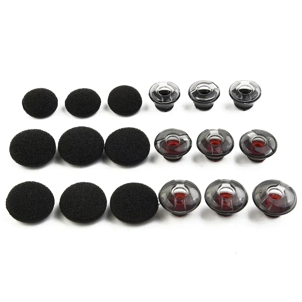 Earplug Set Foam - キットヘッドフォンカバー 2 ピース/セットアクセサリーブラックイヤホン耳栓プレミアムシリコン + フォーム