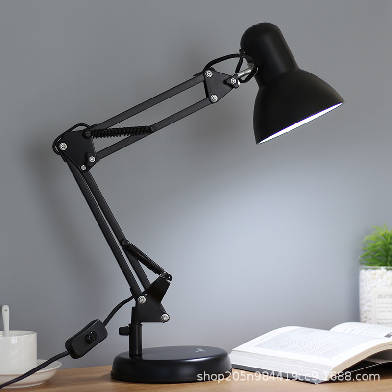 Book Light Flexible - フレキシブルLEDデスクランプ 家庭用 オフィス用 モダンなテーブルランプ メタル製 アーキテクト風