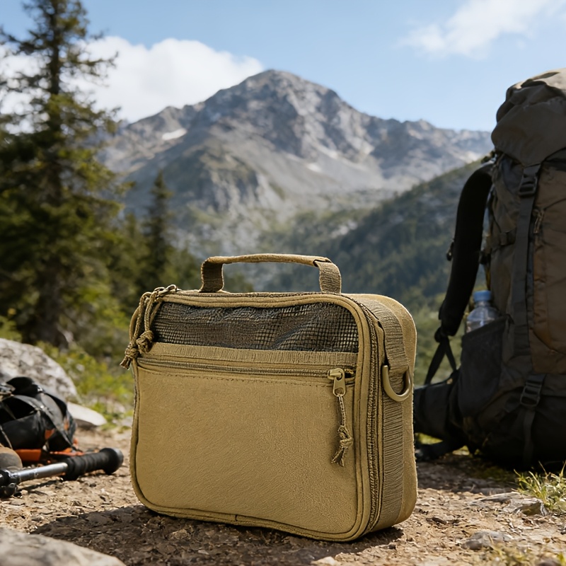 Travel Accessories And Gadgets - 戦術的な多目的ユーティリティ収納バッグ大容量トイレタリーバッグポータブルポーチ釣りキャンプオフィス旅行ガジェット用
