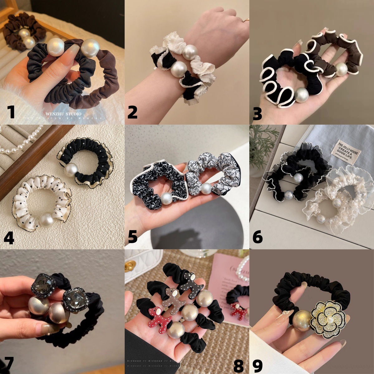 Travel Accessories Bunnings - 高弾性の様々なレースパールバンド、ポニーテールやお団子ヘアに、ヘアアクセサリーで結ぶ新しいヘッドウェア