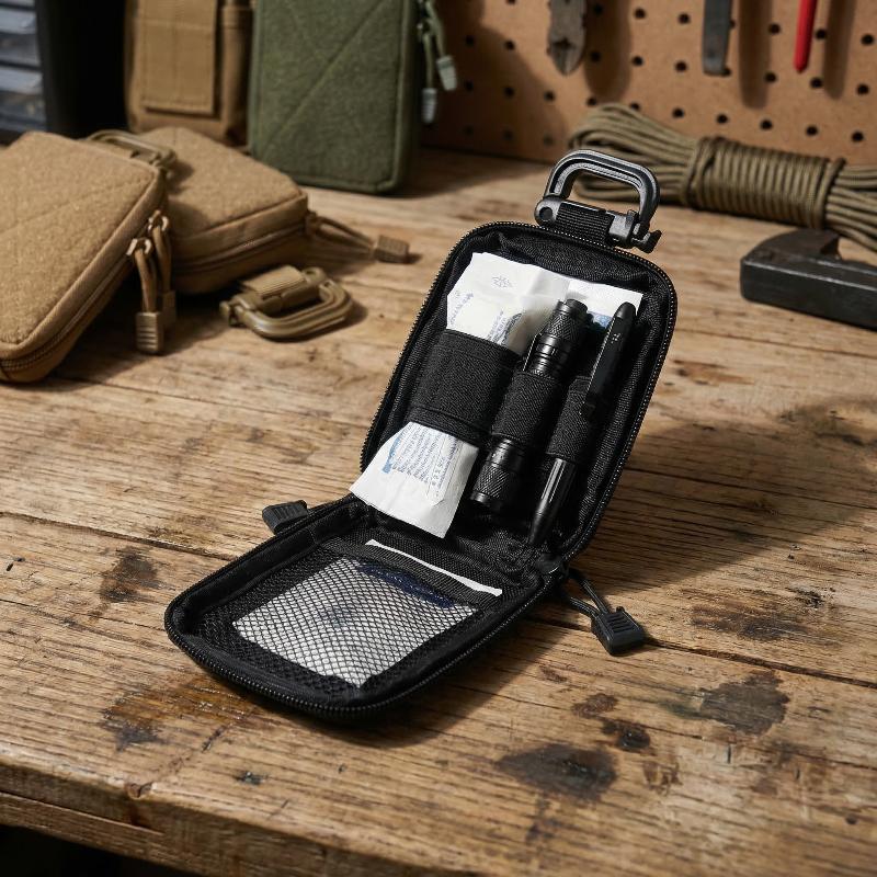 Travel Accessories And Gadgets - 屋外用EDCツールポーチ EMTユーティリティガジェットオーガナイザー 小型ポケットバッグ 旅行 ハイキング キャンプ