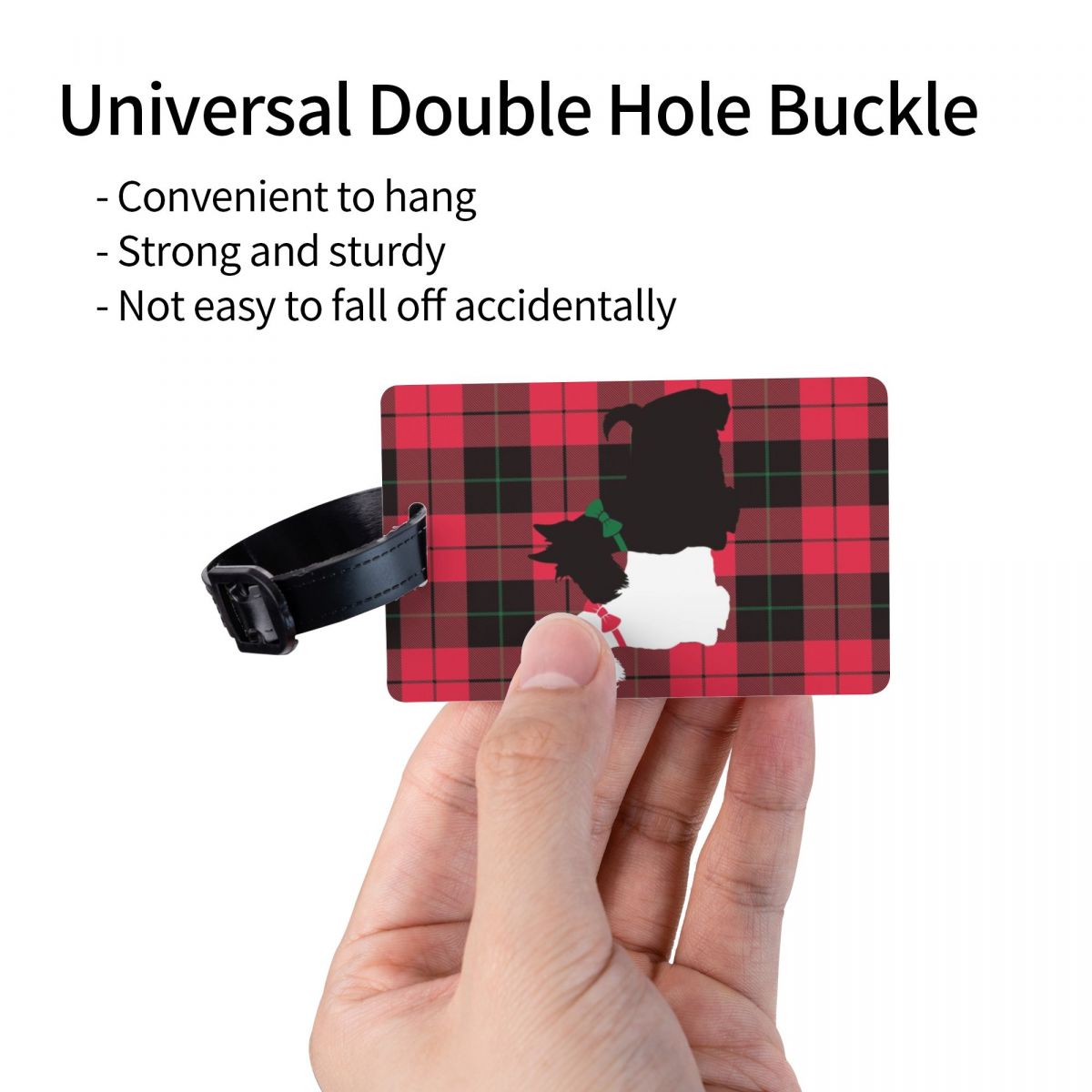 パーソナライズされた流行のタータンスコッティラゲッジタグ,ス - Travel Accessories Vogue のレビューと価格