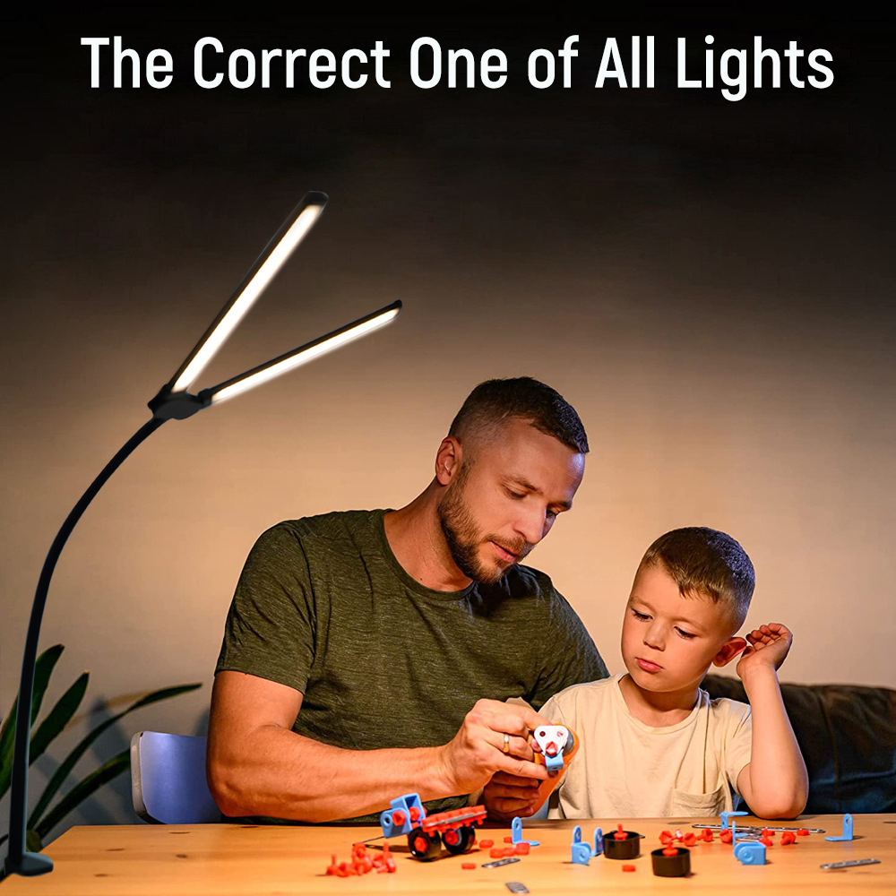 アイケア LED クリップメタルデスクランプ 3 色調整可能 - Book Light Flexible のレビューと価格