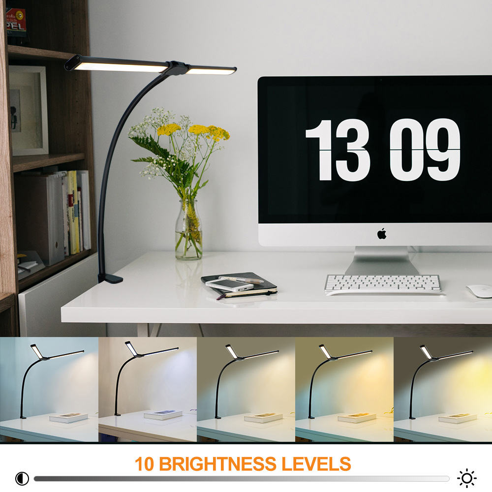 アイケア LED クリップメタルデスクランプ 3 色調整可能 - Book Light Flexible のレビューと価格