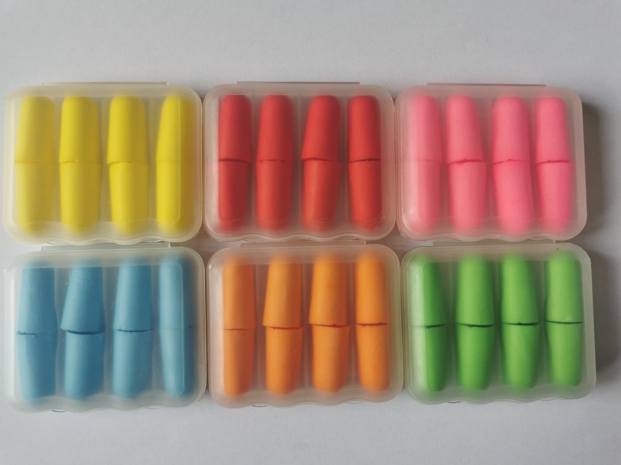快適なソフトノイズリダクションフォーム耳栓,睡眠保護付きボッ - Earplug Set Foam のレビューと価格