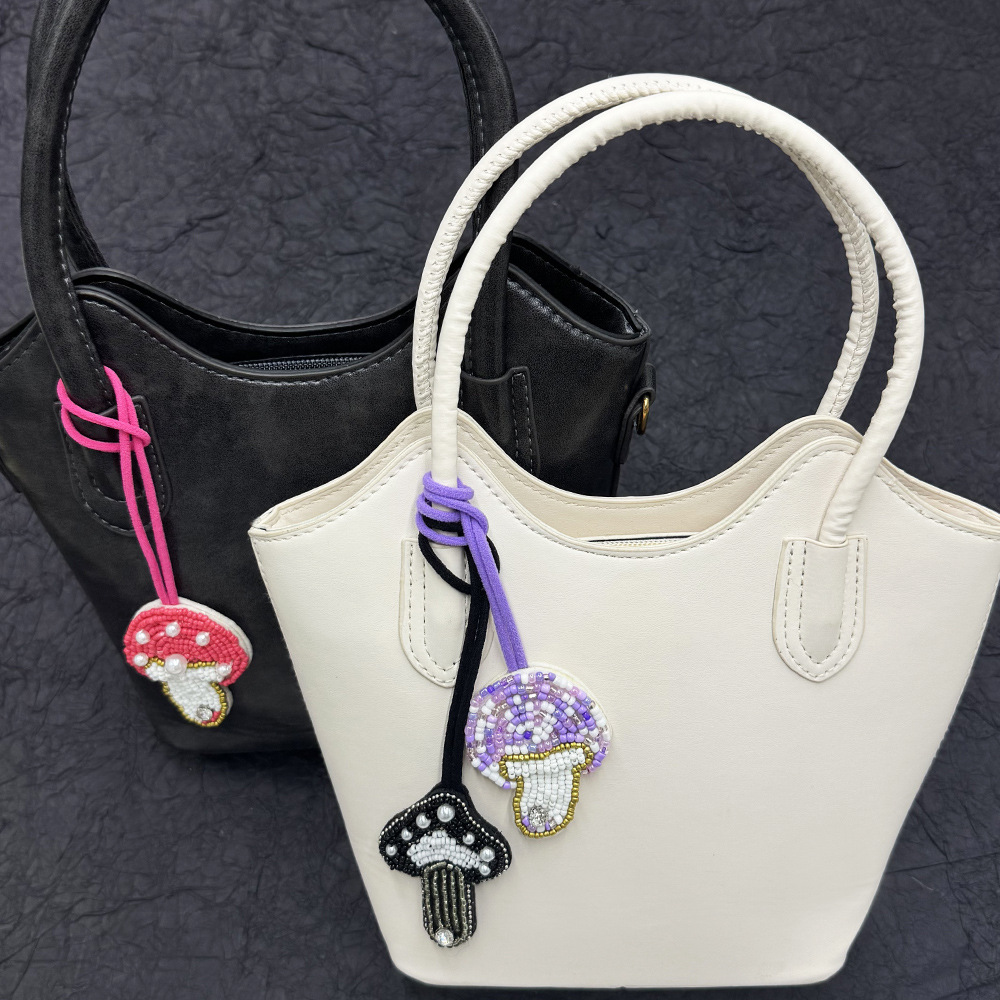 Alirattan 2025 新かわいい手作りキノコビーズバ - Travel.Accessories News のレビューと価格