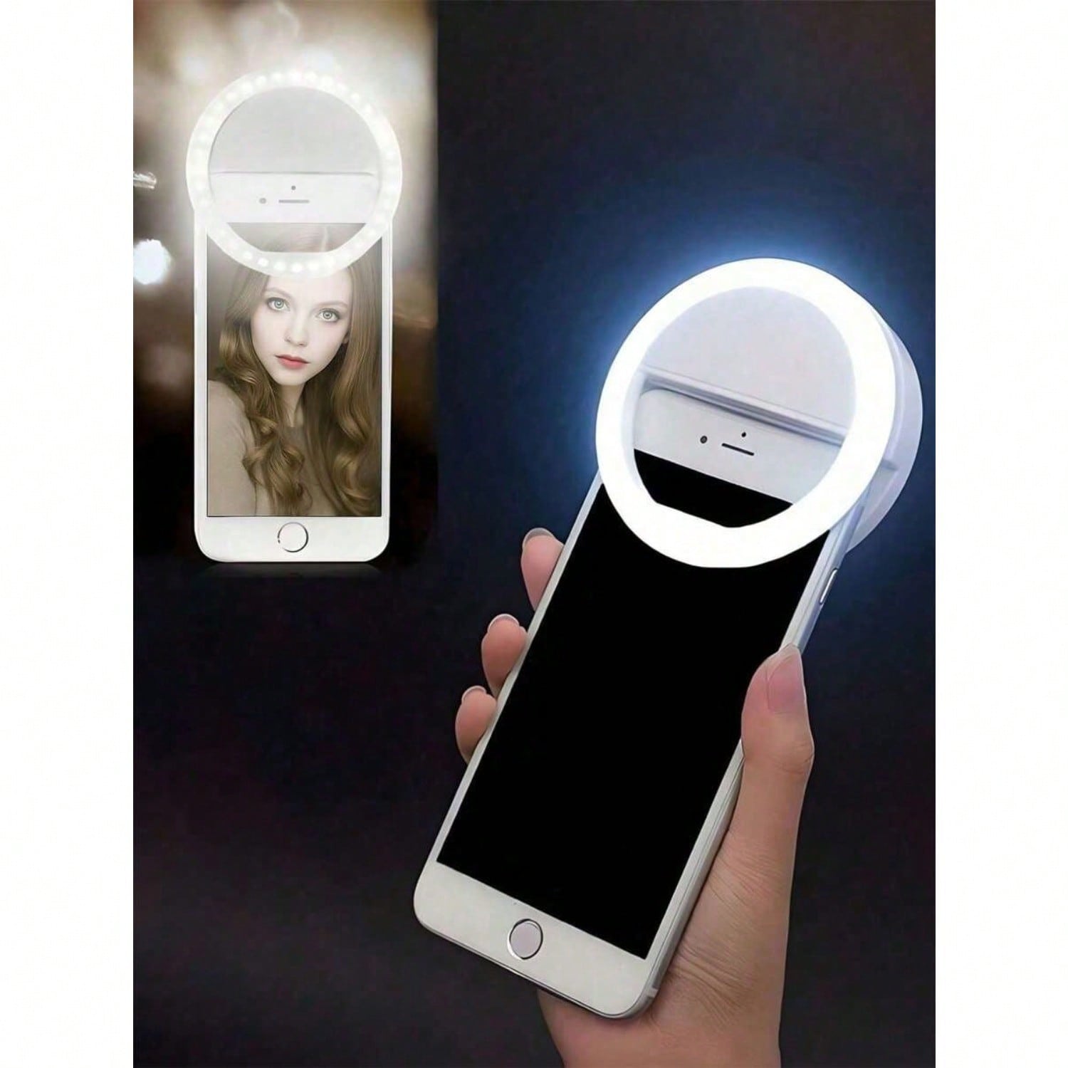 フラッシュセール 1個入り ポータブルLEDセルフィーライト - Travel Accessories And Gadgets のレビューと価格