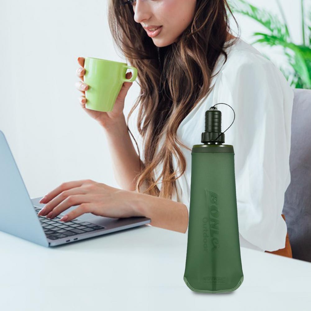 TPU折りたたみ式ウォーターボトル、BPAフリー、折りたたみ - Water Bottle Collapsible のレビューと価格