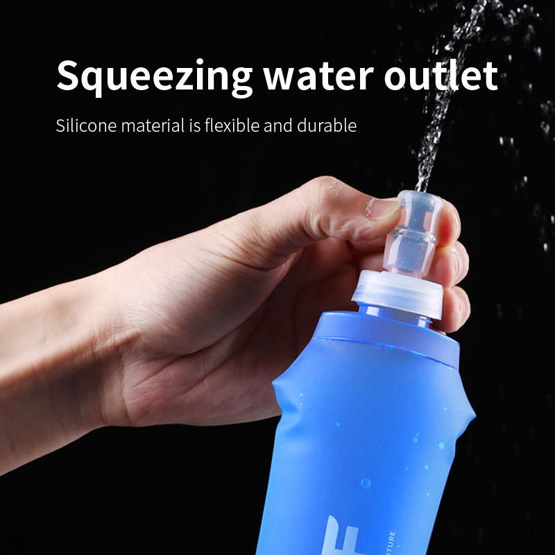 500ml折りたたみ式ウォーターボトル ソフトフラスク BP - Water Bottle Collapsible のレビューと価格
