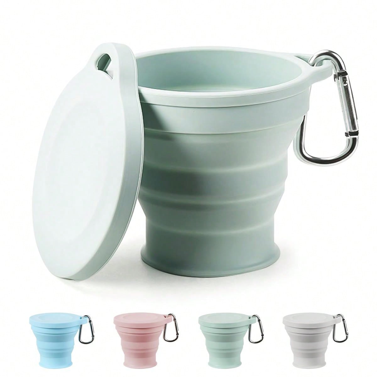 Leeseph シリコン製折りたたみトラベルカップ、折りたた - Water Bottle Collapsible のレビューと価格