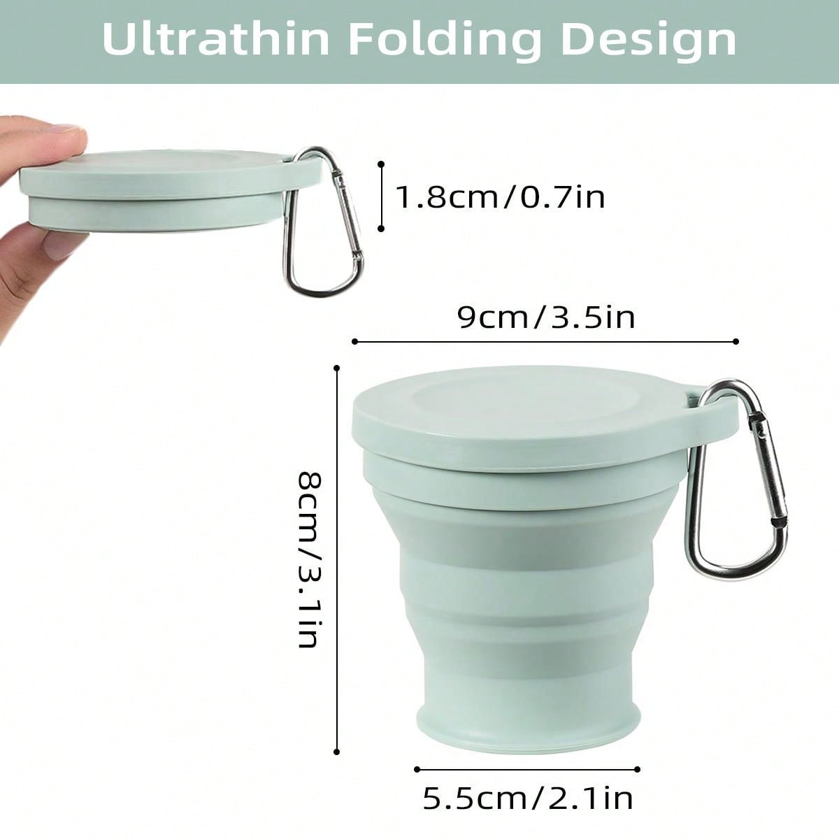 Leeseph シリコン製折りたたみトラベルカップ、折りたた - Water Bottle Collapsible のレビューと価格
