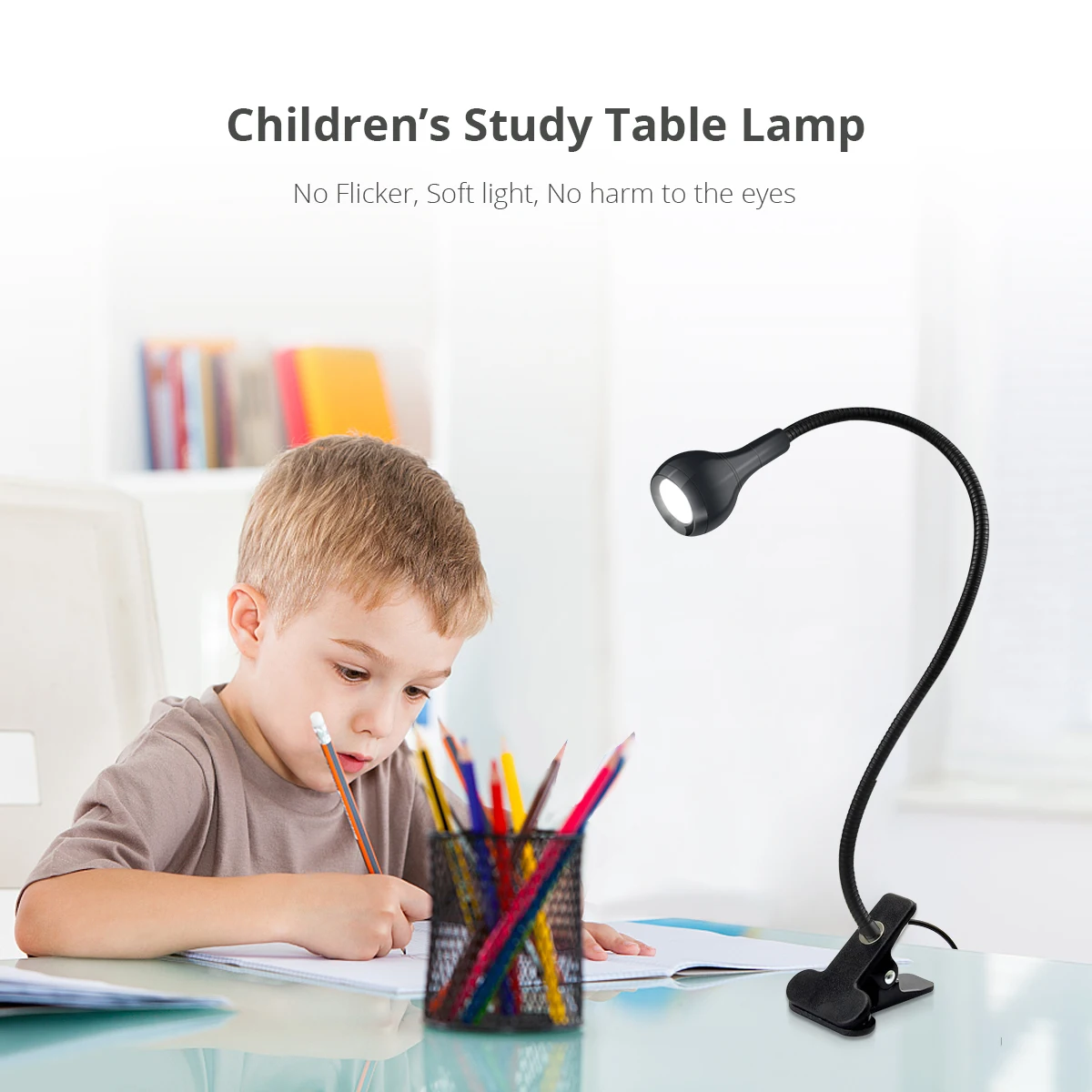 1-10個のクリップオンライトUSB電源読書ブックライト、パ - Book Light Flexible のレビューと価格