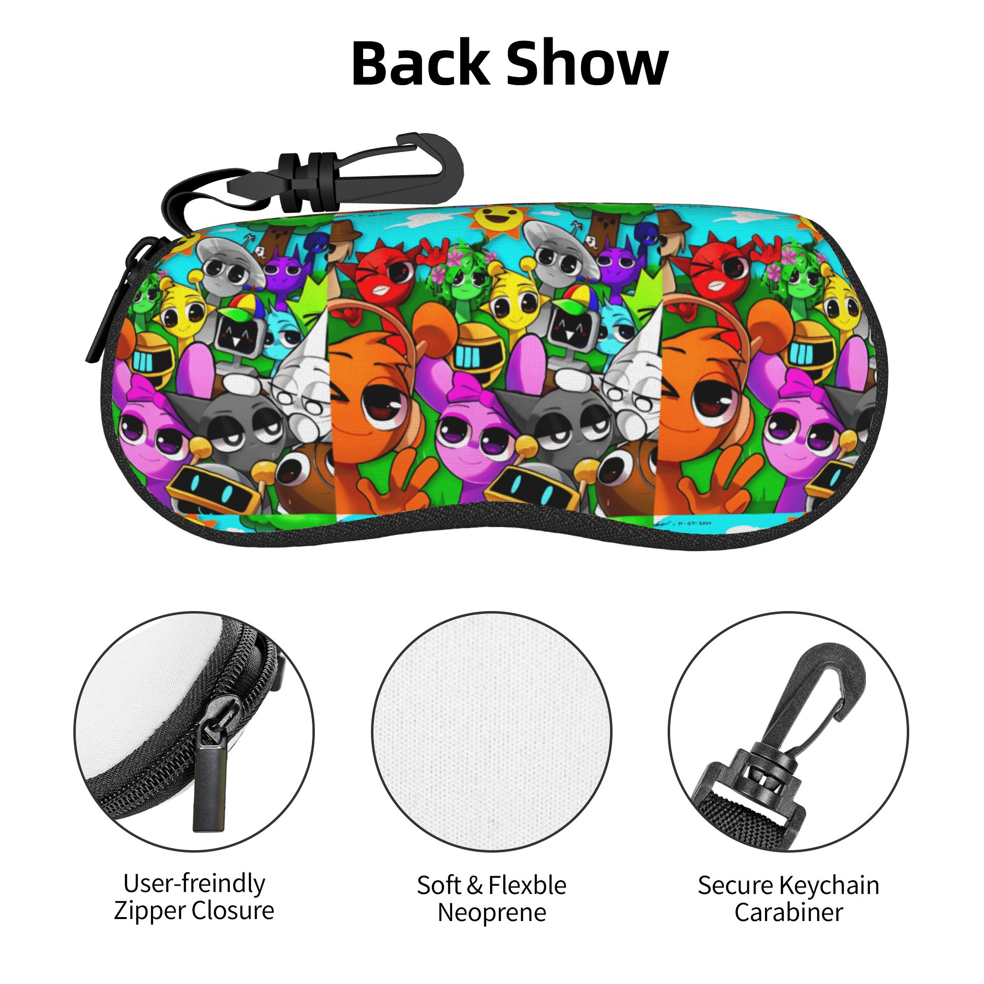 S-Sprunki ゲームメガネケースカバー 2025 新し - Travel.Accessories News のレビューと価格