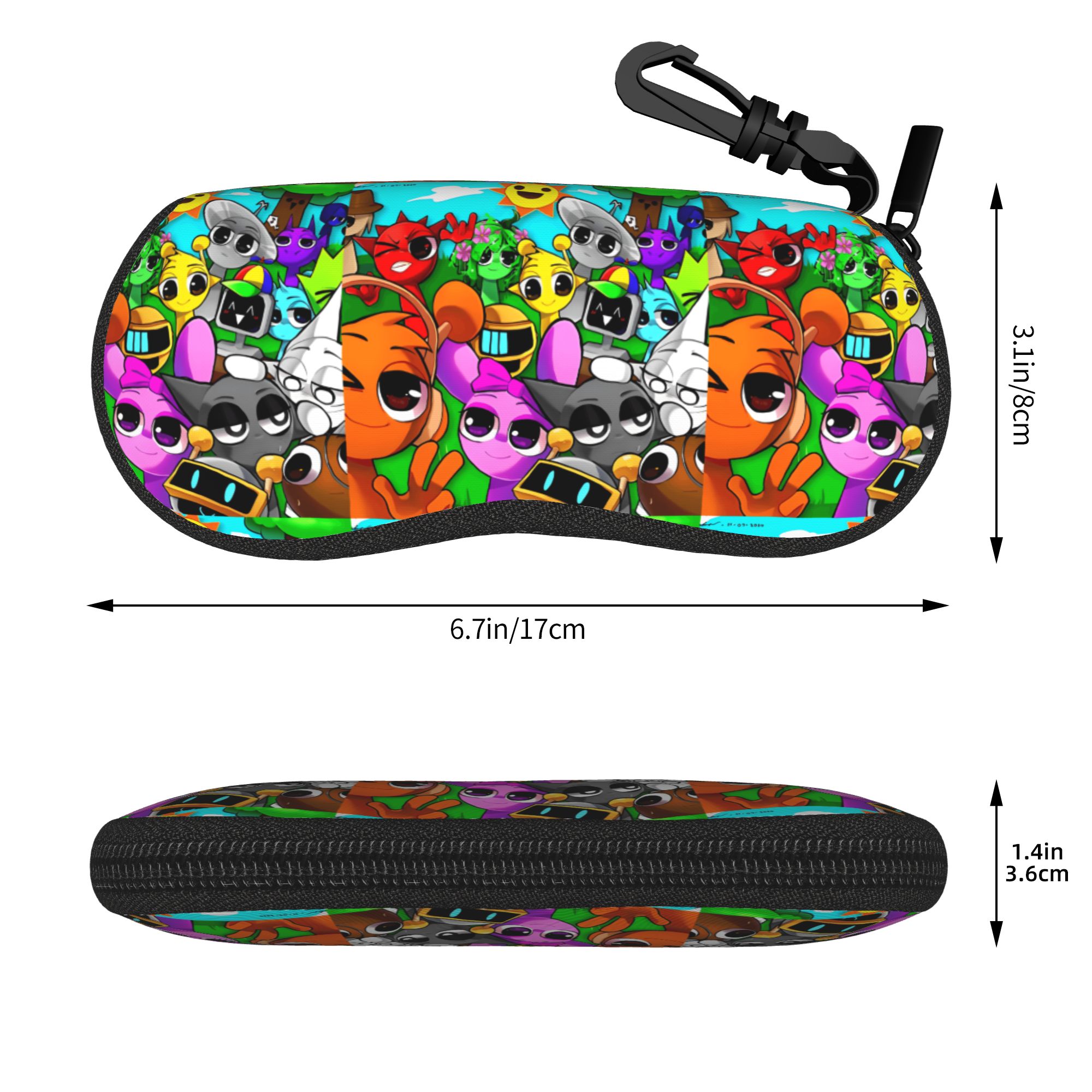 S-Sprunki ゲームメガネケースカバー 2025 新し - Travel.Accessories News のレビューと価格