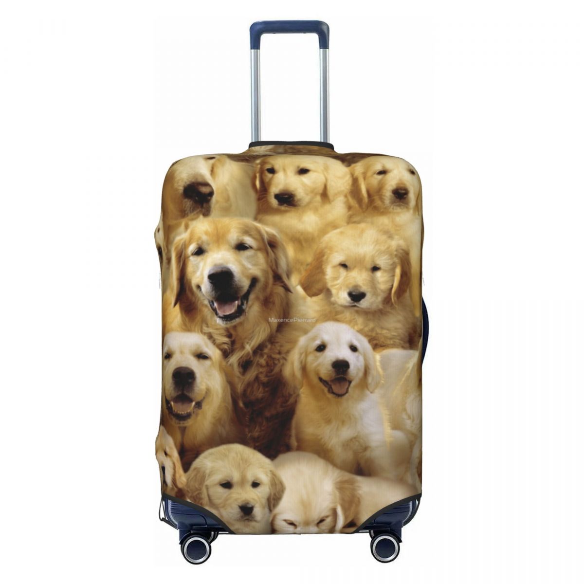 ゴールデン犬スーツケースカバー動物 3D プリント楽しいクル - Travel Accessories To 3D Print のレビューと価格