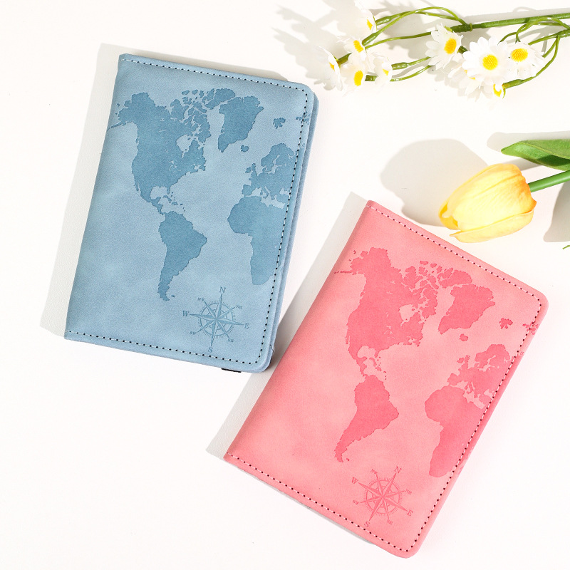 新しい地図プリントパスポートホルダーレザーパスポートカバーパ - Travel Accessories Kmart のレビューと価格