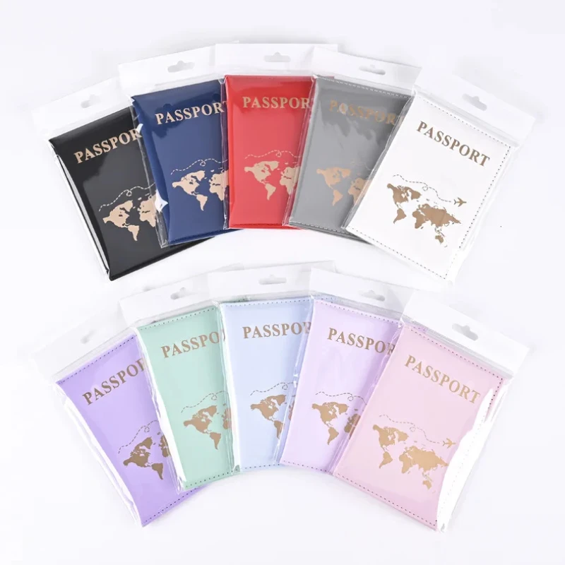 ファッションパスポート保護カバー世界パターン旅行パスポートホ - Travel Accessories Bag For Women のレビューと価格