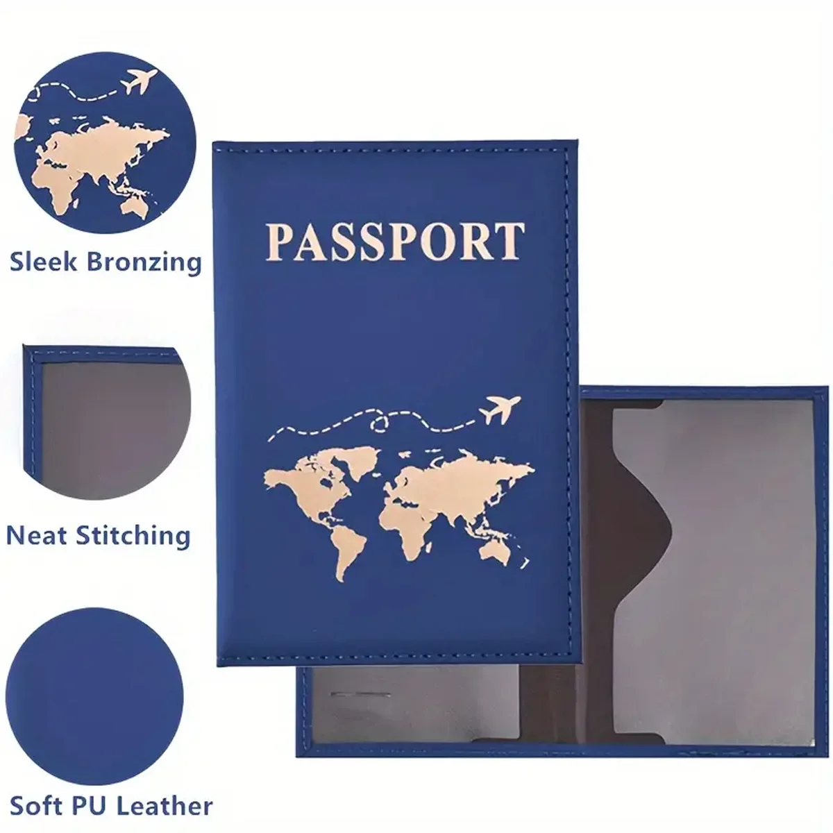ファッションパスポート保護カバー世界パターン旅行パスポートホ - Travel Accessories Bag For Women のレビューと価格