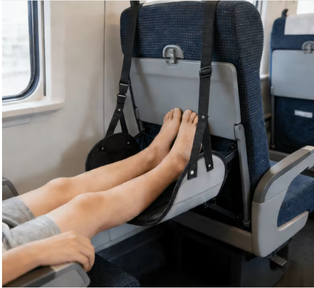 調節可能なフットレストとNポータブルフットハンモック、レッグ - Travel Accessories For Long Haul Flights のレビューと価格