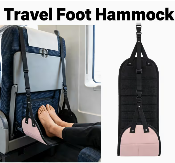 調節可能なフットレストとNポータブルフットハンモック、レッグ - Travel Accessories For Long Haul Flights のレビューと価格