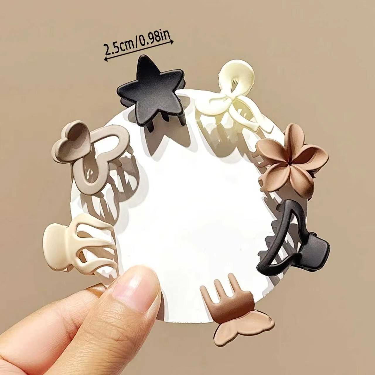 10/20/30個入りベージュミックスパック小さなクリップ、 - Travel Accessories Gifts For Women のレビューと価格