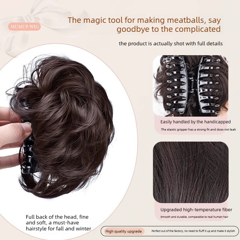 ナチュラルブラックフェイクヘアクロウクリップふわふわヘアピー - Travel Accessories Bunnings のレビューと価格