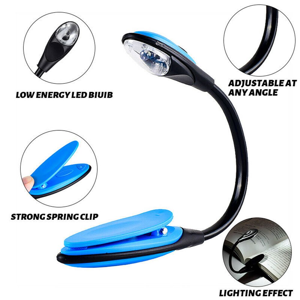 LED読書ランプ、フレキシブル、ポータブル、旅行、ブック、ク - Book Light Flexible のレビューと価格
