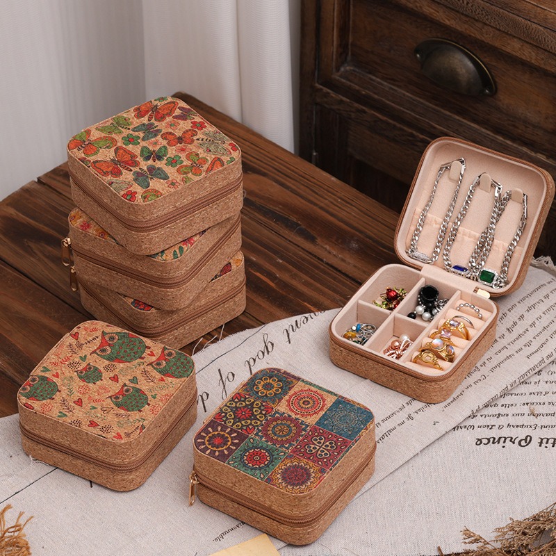 ハイエンドレトロ木目調プリントポータブルトラベルアクセサリー - Travel Accessories High End のレビューと価格