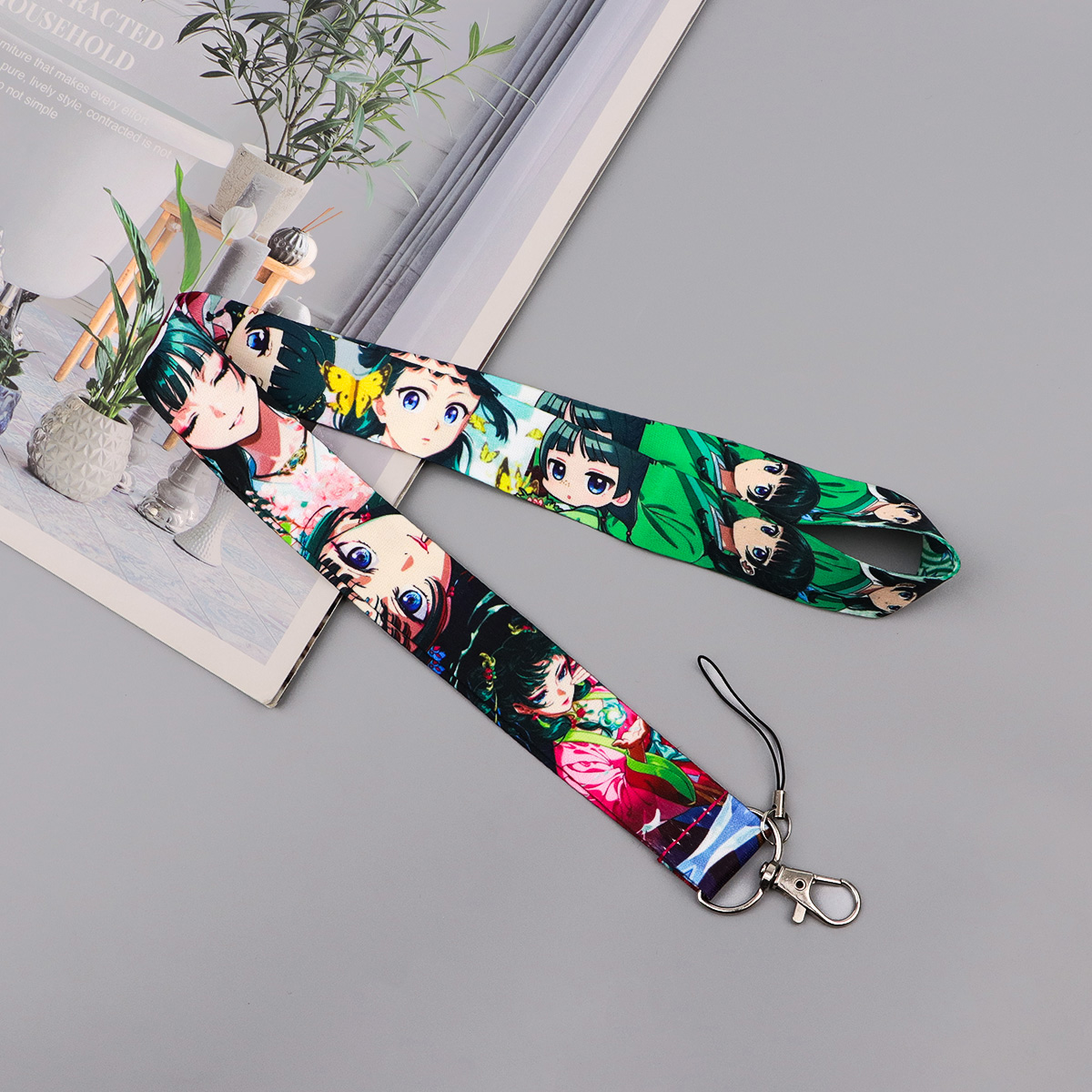 かわいいアニメガールストラップネックストラップカードホルダー - Travel Accessories Bag For Women のレビューと価格