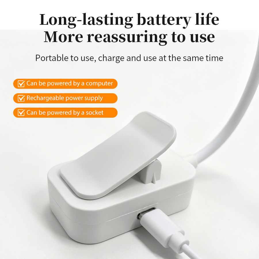 LED デスクランプ充電式クリップオンブックライト目の保護ポ - Book Light Flexible のレビューと価格