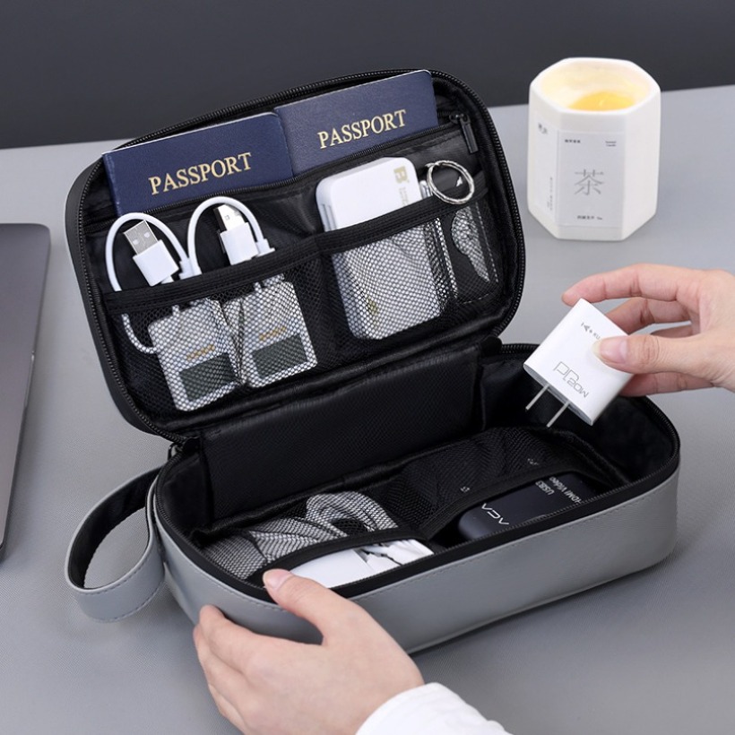 軽量ハンドヘルドデジタルガジェット収納バッグ、多ポケット電子 - Travel Accessories And Gadgets のレビューと価格