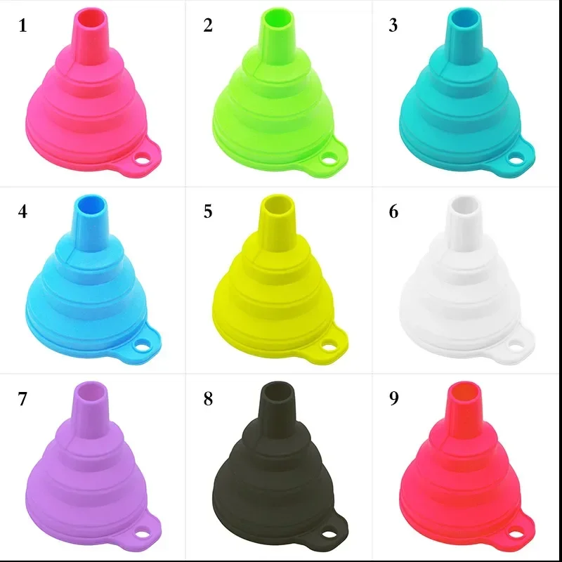 1/4 個シリコン折りたたみ式漏斗折りたたみ式キッチンロング - Water Bottle Collapsible のレビューと価格
