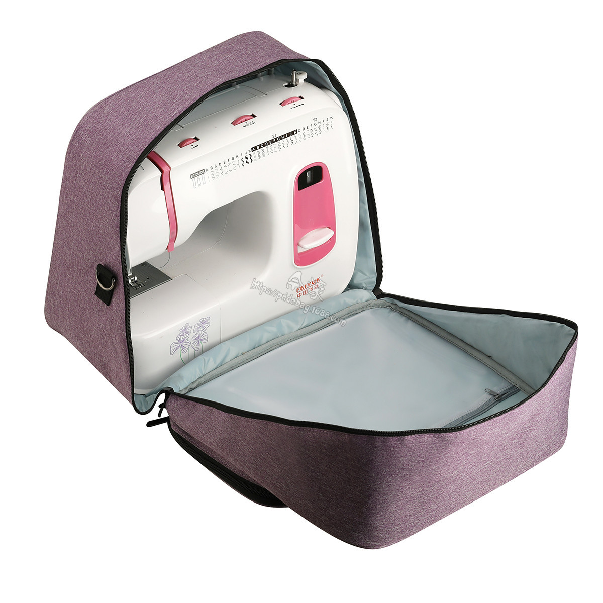 大型ミシンバッググレーカラー収納袋トート多機能ポータブル旅行 - Travel Accessories Bag For Women のレビューと価格