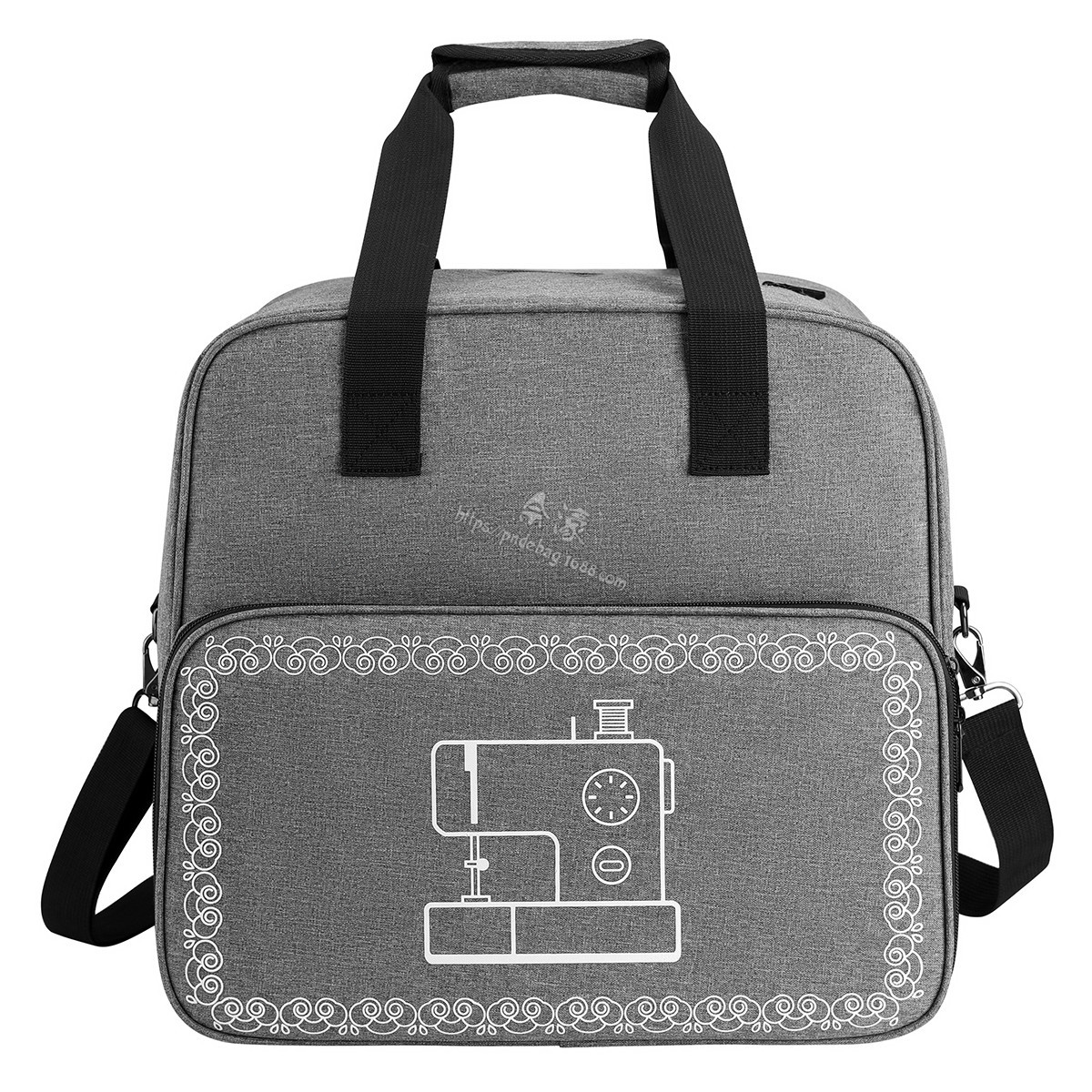 大型ミシンバッググレーカラー収納袋トート多機能ポータブル旅行 - Travel Accessories Bag For Women のレビューと価格