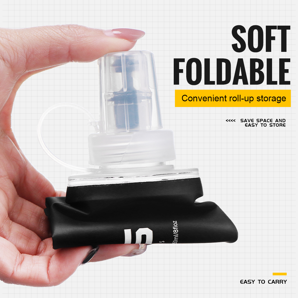 WRELS ソフトフラスク TPU 超軽量 折りたたみ式 B - Water Bottle Collapsible のレビューと価格