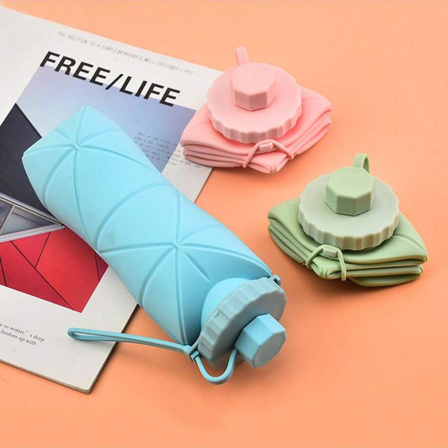 1個入り 600ml 大型折りたたみ式シリコンカップ - ア - Water Bottle Collapsible のレビューと価格