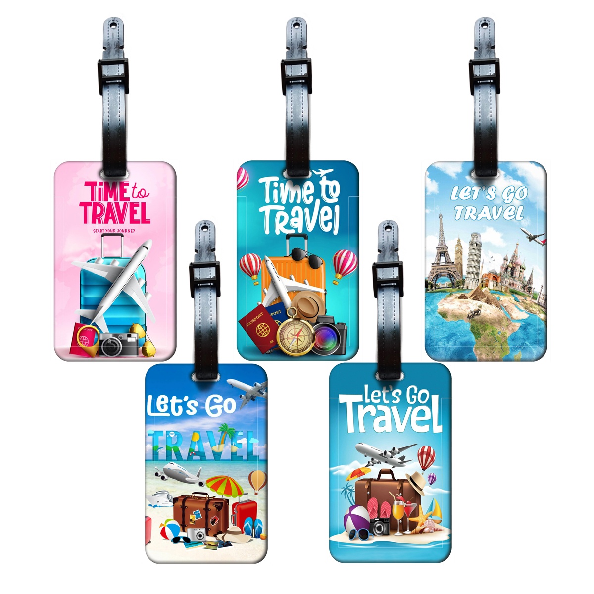 トラベルスタイル荷物タグ男性女性旅行荷物ラベルクラシックスー - Travel Accessories Gifts For Women のレビューと価格