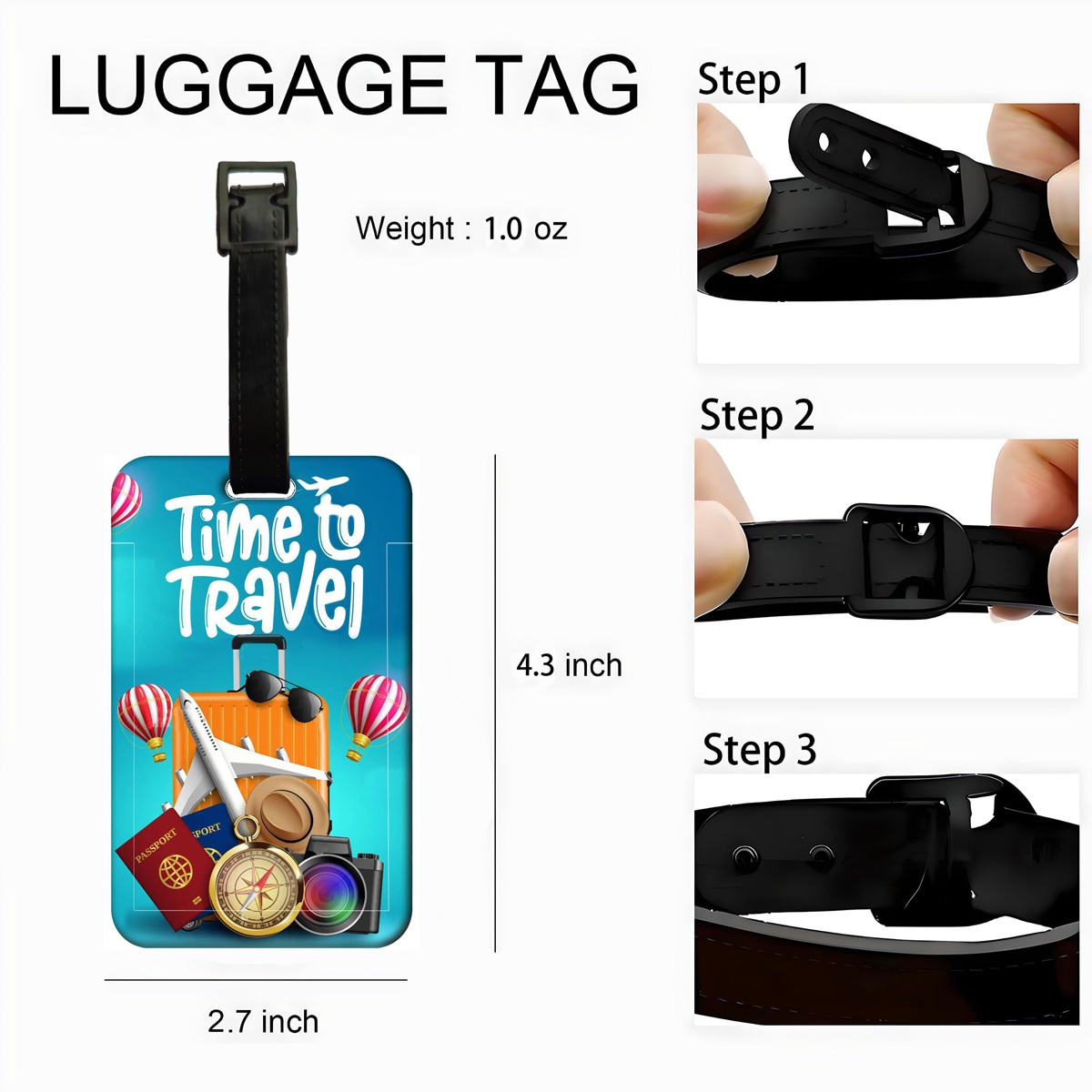 トラベルスタイル荷物タグ男性女性旅行荷物ラベルクラシックスー - Travel Accessories Gifts For Women のレビューと価格
