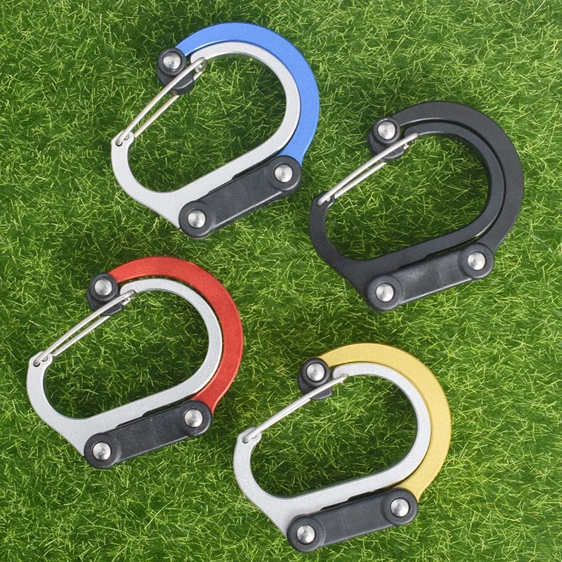 多機能ハイブリッドギアクリップカラビナ 360 度回転フック - Travel Accessories And Gadgets のレビューと価格