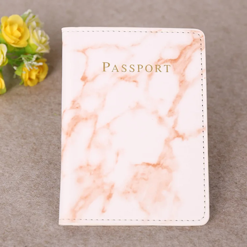 女性男性パスポートカバー Pu レザー大理石スタイル旅行 I - Travel Accessories Bag For Women のレビューと価格