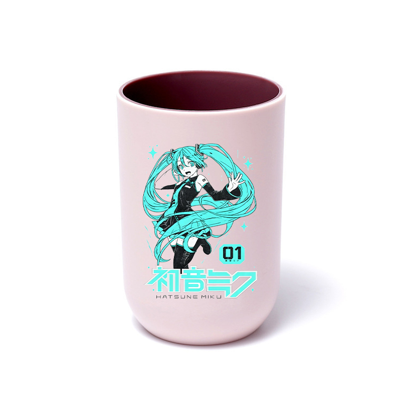 初音ミク歯ブラシカップ女の子かわいい仮想歌手うがいマグカップ - Travel Accessories Gifts For Women のレビューと価格