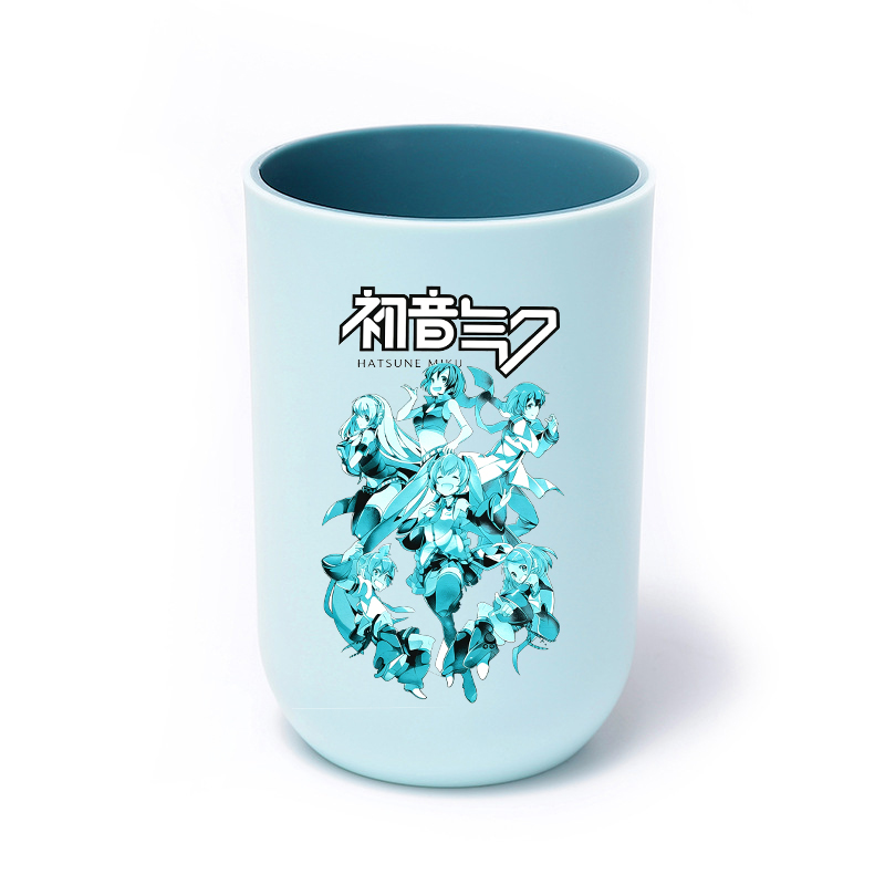 初音ミク歯ブラシカップ女の子かわいい仮想歌手うがいマグカップ - Travel Accessories Gifts For Women のレビューと価格