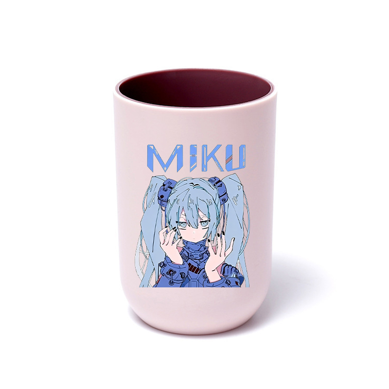 初音ミク歯ブラシカップ女の子かわいい仮想歌手うがいマグカップ - Travel Accessories Gifts For Women のレビューと価格
