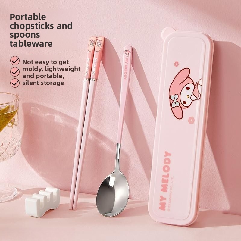 かわいい漫画風カワイイ スカルボウ ポータブルカトラリーセッ - Travel Accessories Gifts For Women のレビューと価格