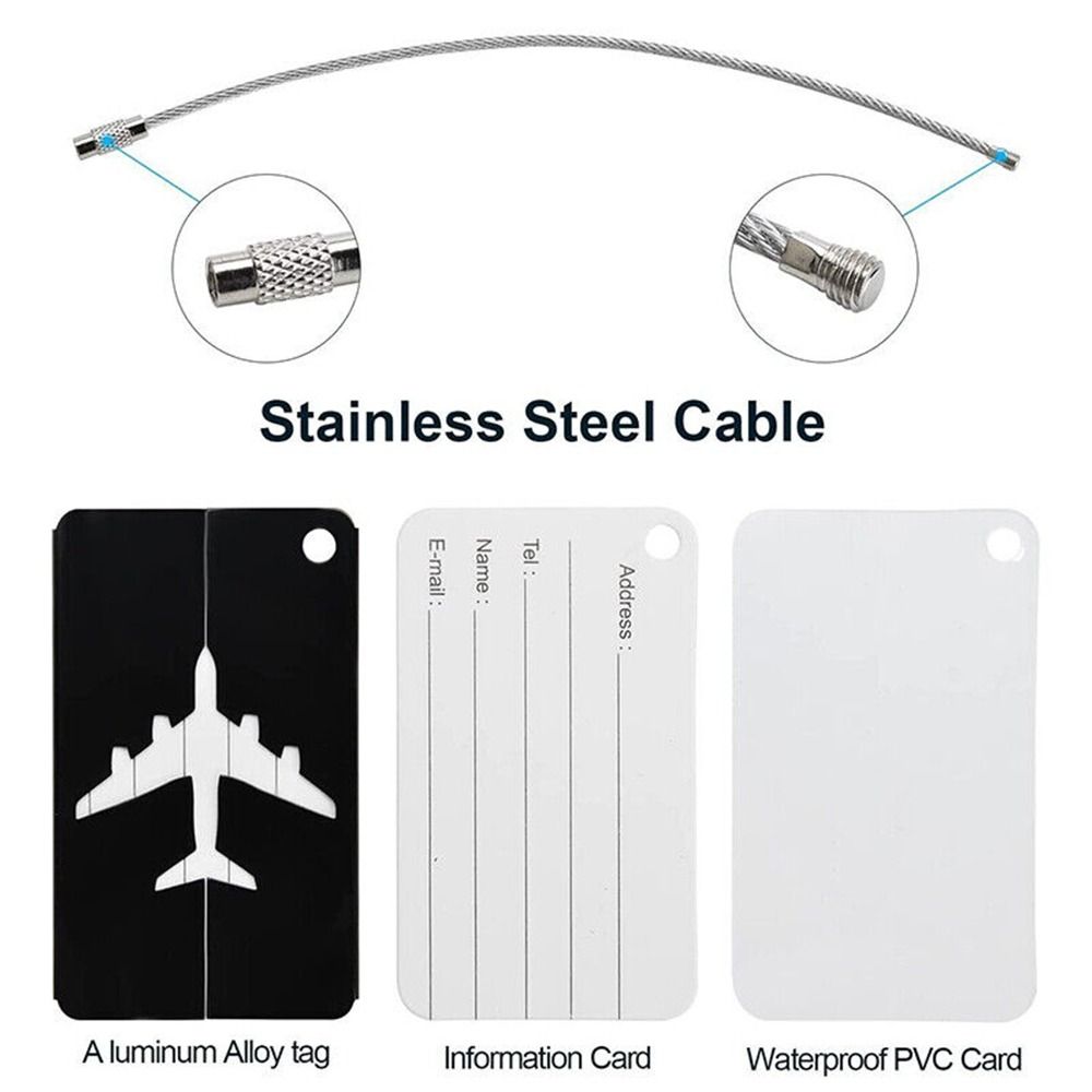 トラベルバッグ用の再利用可能なアルミニウム製ラゲッジタグ,収 - Travel Accessories Kmart のレビューと価格